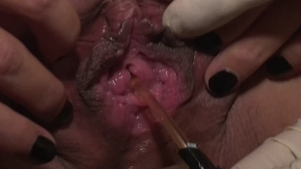Vaginal Torture By Syringe - Put needles into the slave's pussy - PORN-MONKEY.com